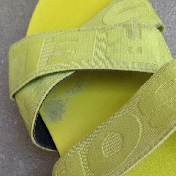 ❤️ Sorel Women's Yellow Slide Sandals Size 9.5 - Picture 6 of 11